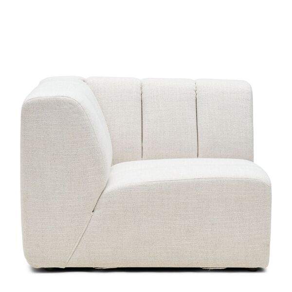 Dazzle corner, rich tweed, antique white