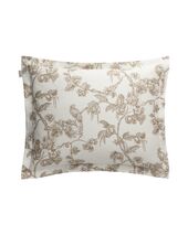 Tree print pillowcase 50x60, taupe beige