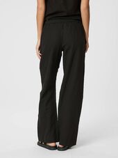 Sonar linen pants, black