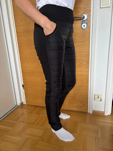 Frost and Flame padded trousers, black