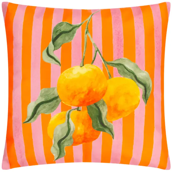 Oranges outdoor cushion 43x43, orange