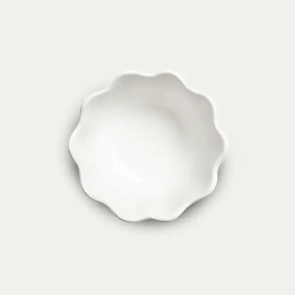Oyster bowl 13cm, white