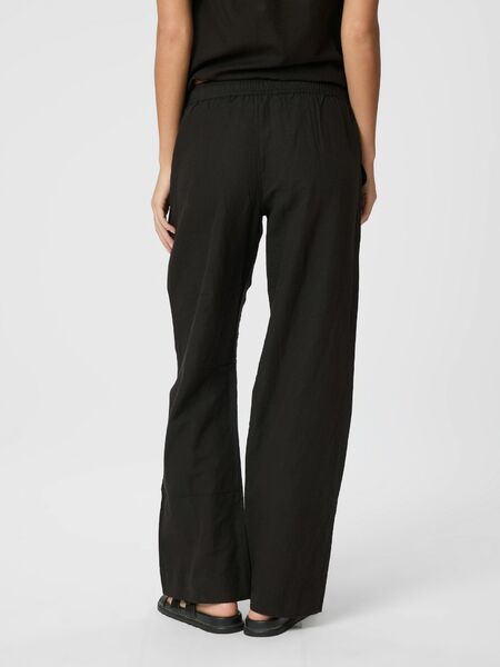 Sonar linen pants, black