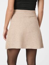 Gisa knit skirt, sand melange