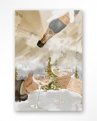 Winter champagne 60x90
