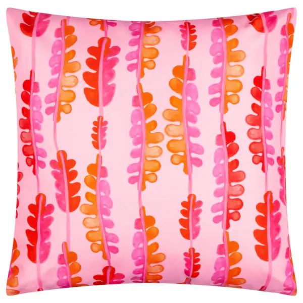 Tropical bloom outdoor cushion 43x43, natural
