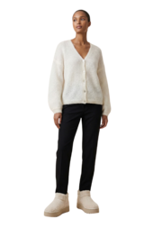 Cornelia mohair cardigan, white