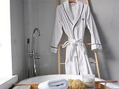 Portofino robe, white