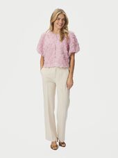 Aisa flower blouse, rose