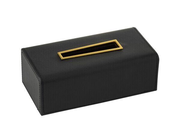 Tissue box, black