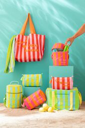 Beach bag striped, summer
