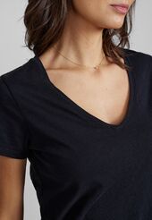 Arden organic tee, black