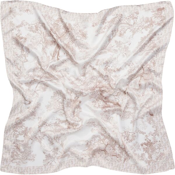 Finja scarf, tree print taupe