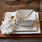 Buon appetito square plate 22x22