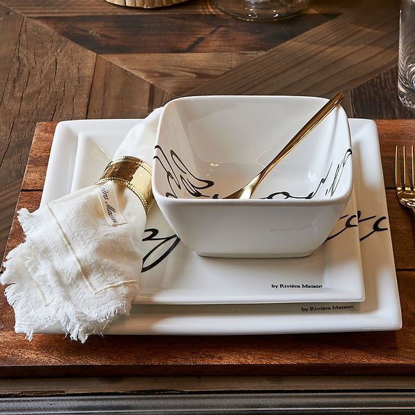 Buon appetito square plate 22x22