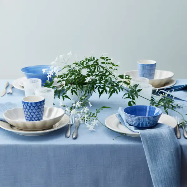 Oyster bowl 13cm, light blue