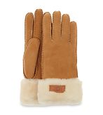 Turn cuff glove, chestnut