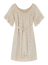 Amalia short dress, cream