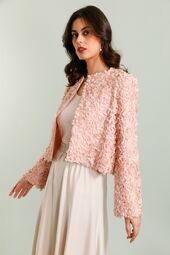 Floral jacket, rose
