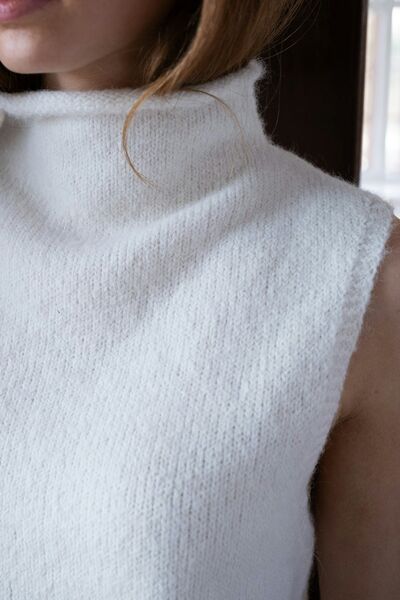 Odelia knit top, off white