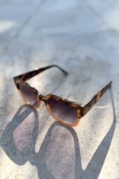 Sunglasses, leoprint taupe
