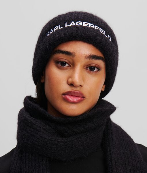 K/Essential beanie, black