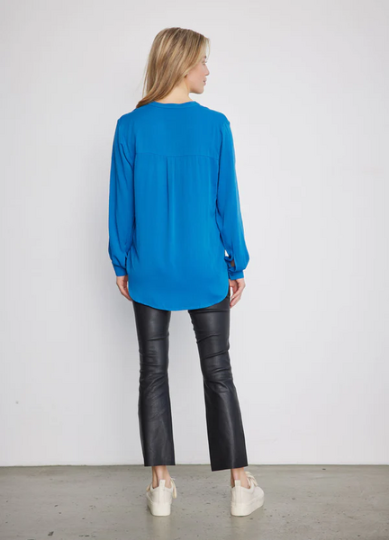 Cropped leather leggings, black