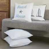 Beach house pillow 50x50