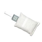 Linen sachet, clear cotton