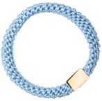 Fat hair ties, light blue