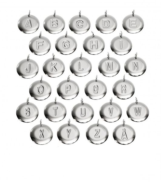 Charmentity large letter, steel