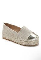 Espadrillo linen, gold