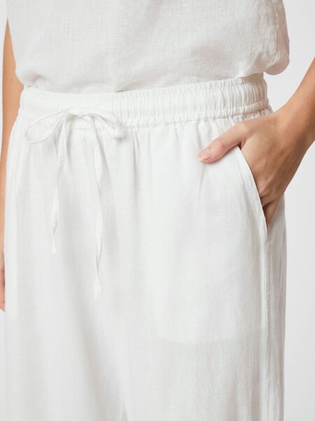 Sonar linen pants, white