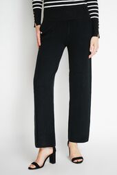 Knit pants, black