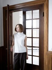 Odelia knit top, off white