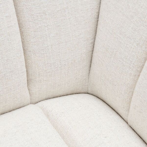 Dazzle corner, rich tweed, antique white