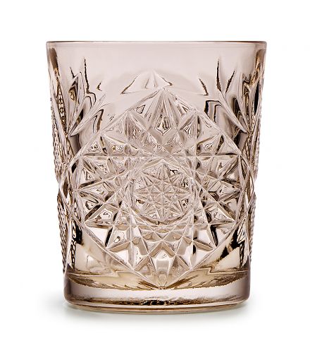 Hobstar double old fashioned, taupe