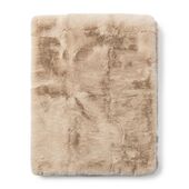 Heather alba faux fur throw 180x130