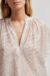 Shades blouse, plaza taupe