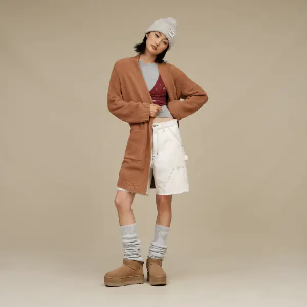 Classic ultra mini platform, chestnut