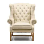 Franklin park wing chair, linen flax