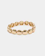 Ava petite elastic bracelet, gold