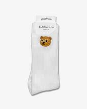 Baron Filou essential socks, white