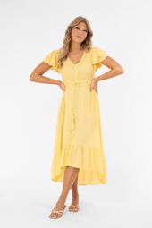 Jane dress, butter yellow