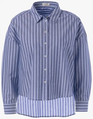 Karma blouse, blue stripes