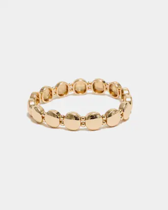 Ava petite elastic bracelet, gold