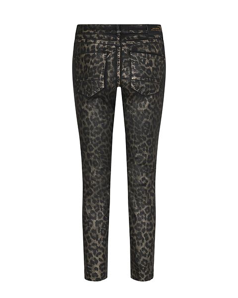 Sumner animal coated jeans ankle, gold