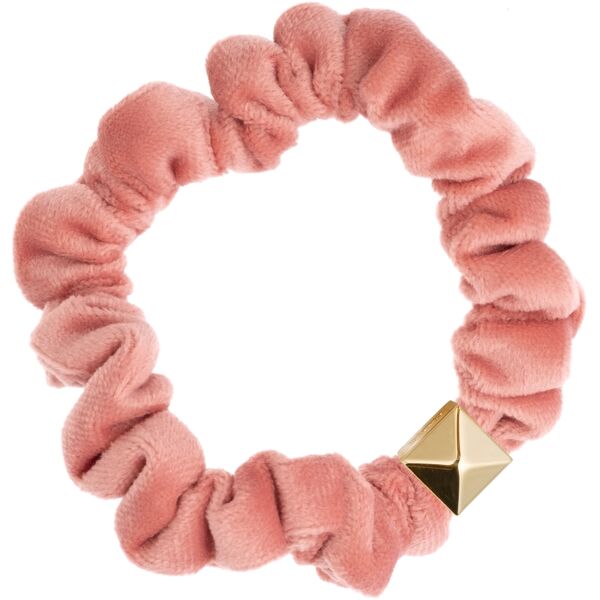 Velvet mini scrunchie, blossom