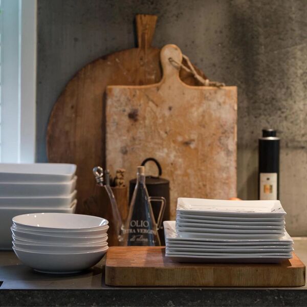 Buon appetito square plate 22x22