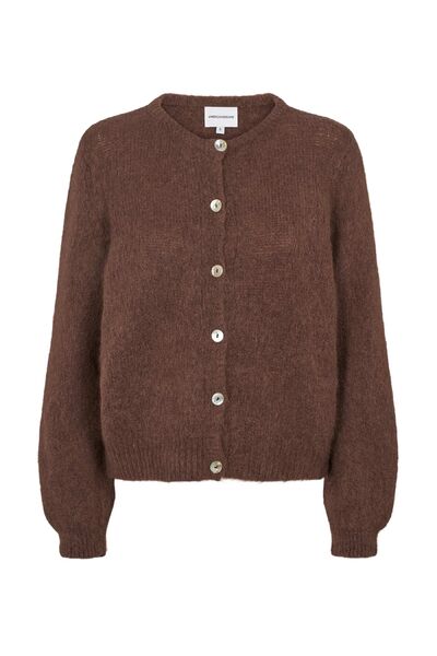 Susan alpaca cardigan, cocoa